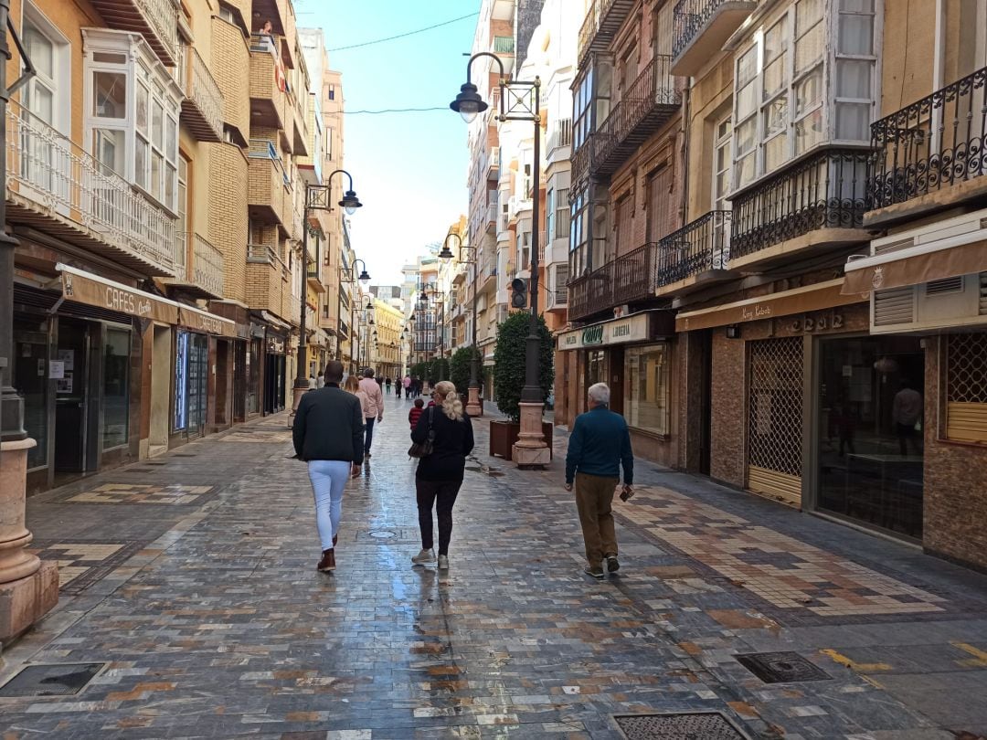 Calle Santa Florentina, centro de Cartagena 