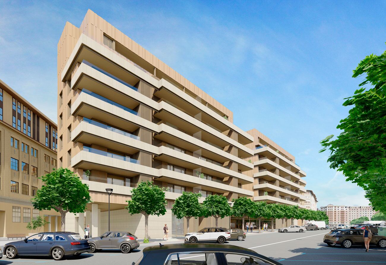 Recreación de las viviendas en Maristas