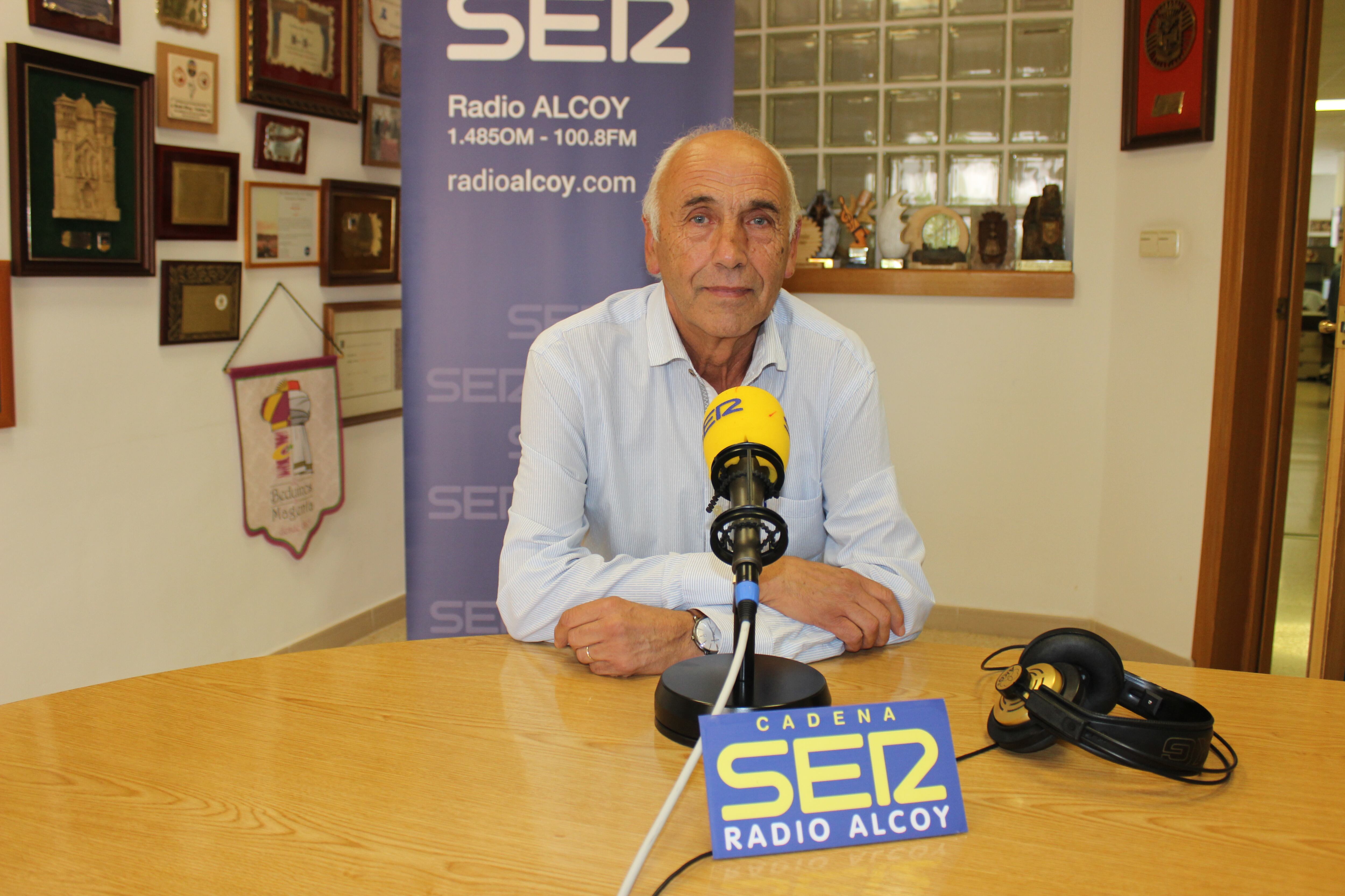 Paco Moral, presidente del Pista en Radio Alcoy