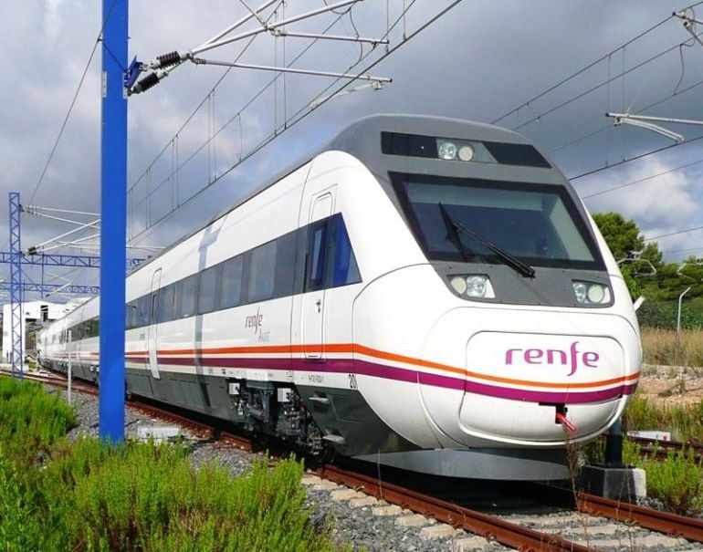 Imagen de un tren de RENFE.