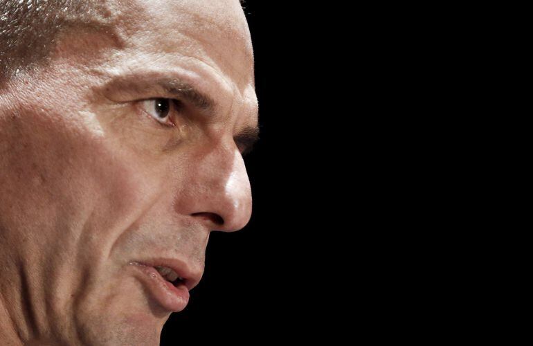 Yanis Varoufakis, durante el Eurogrupo.