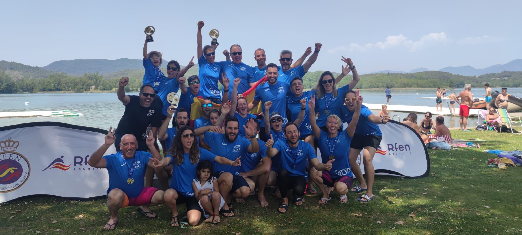 El Jerez Natación Máster celebra el triunfo