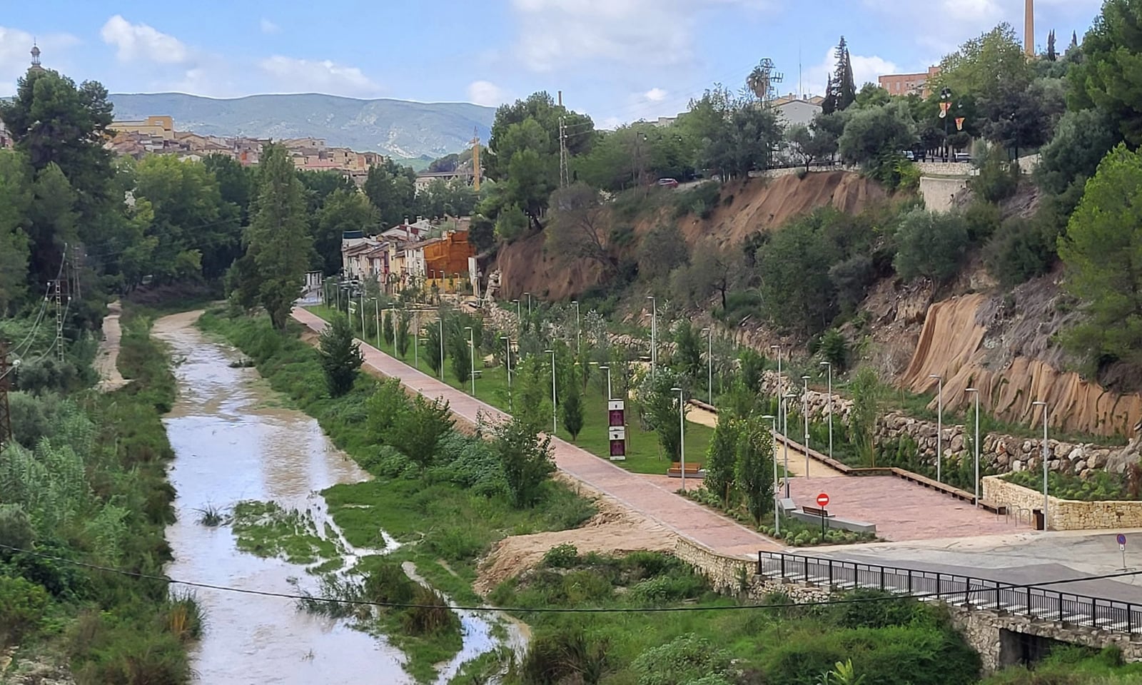 Parque inundable de La Cantereria en la actualidad