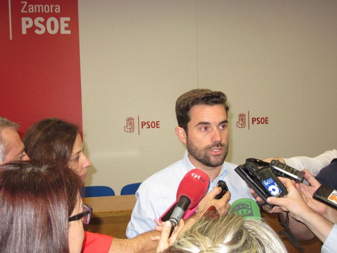 El secretario provincial del PSOE; Antidio Fagúndez 