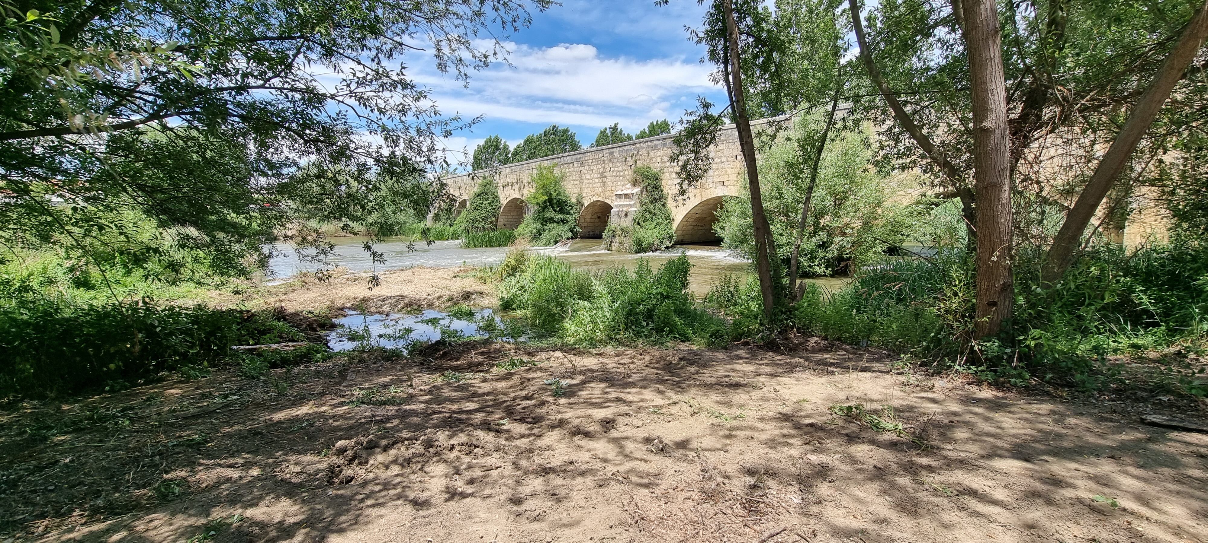 Nueva zona verde fluvial en Villamuriel de Cerrato