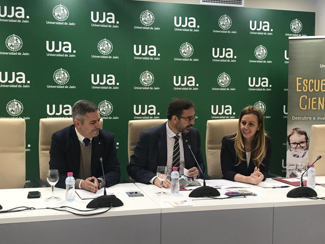 Antonio Sutil, Juan Gómez y Eva Murgado.