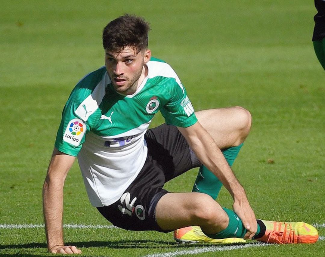 David Carmona durante uno de los últimos partidos con el Racing