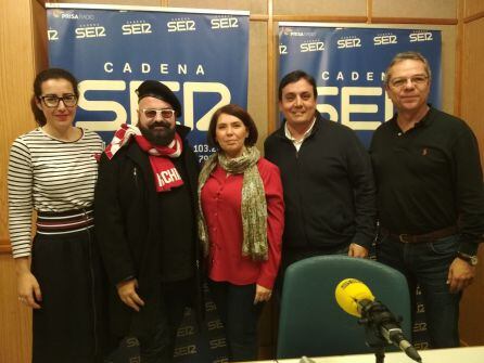 Elena Carazo, Tolentino, Mª José García, Manuel Núñez y Salomón Hachuel