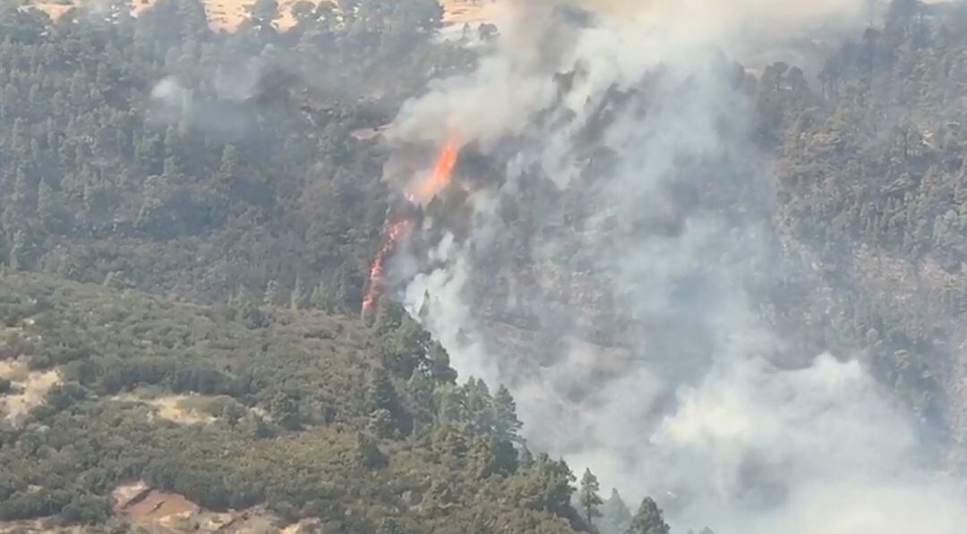 Incendio en Garafía, La Palma