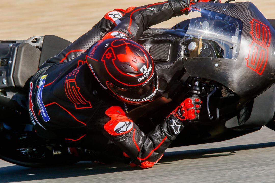 Jorge Lorenzo en los entrenamientos del miércoles