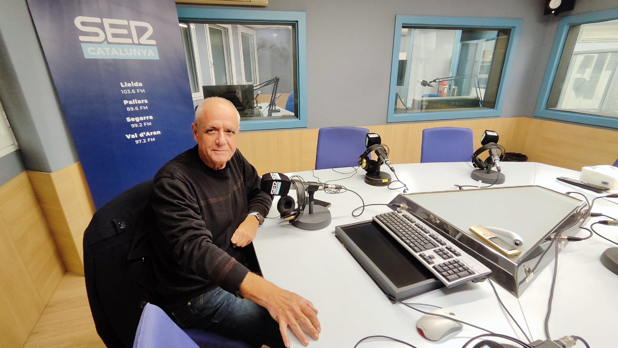 Toni Baró és el president de la Federació d'Associacions de Veïns de Lleida, FAVLL.