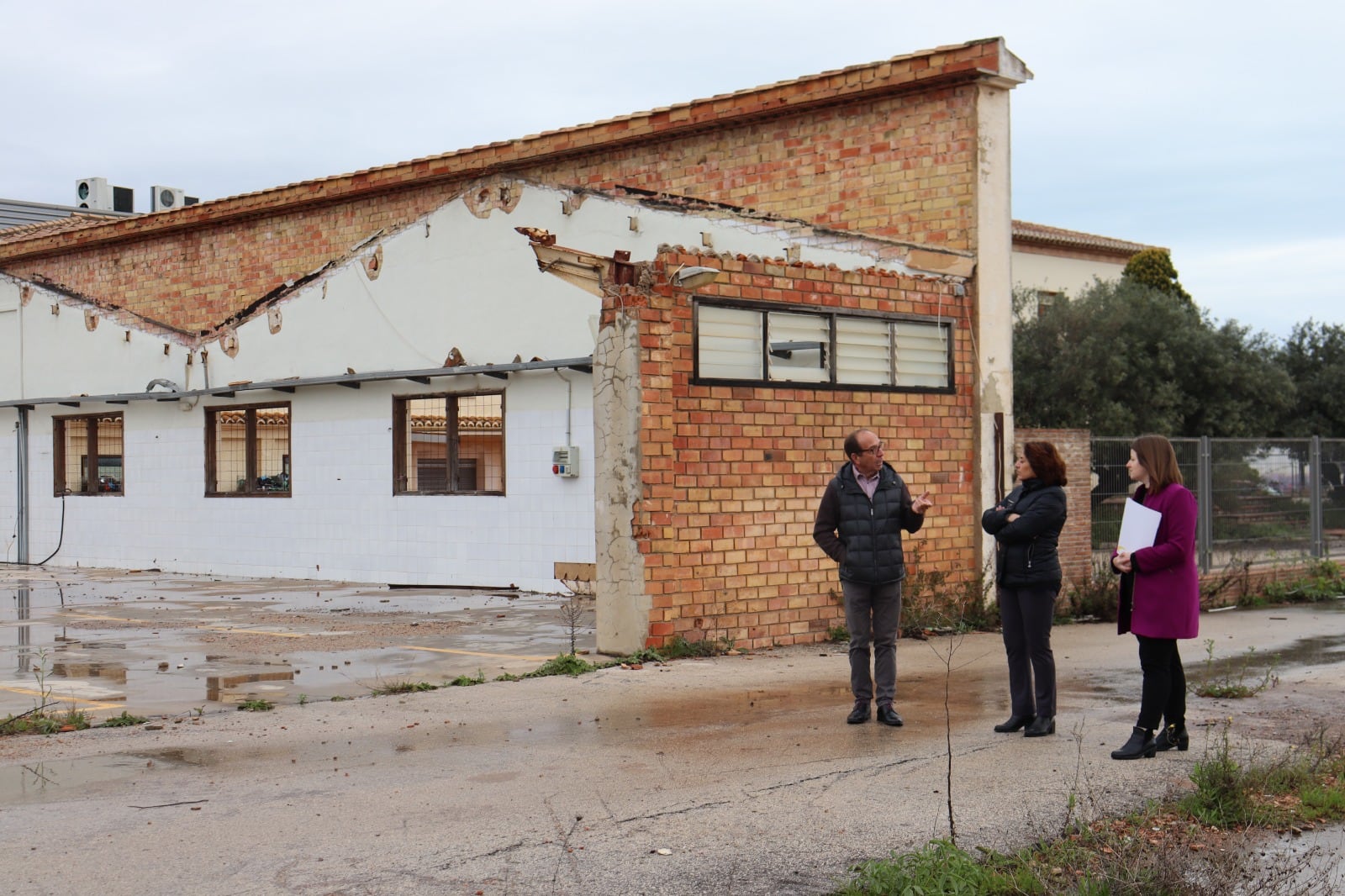 Localización del futuro almacén logístico en Oliva