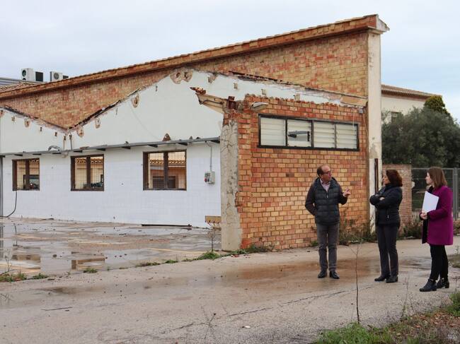 Localización del futuro almacén logístico en Oliva