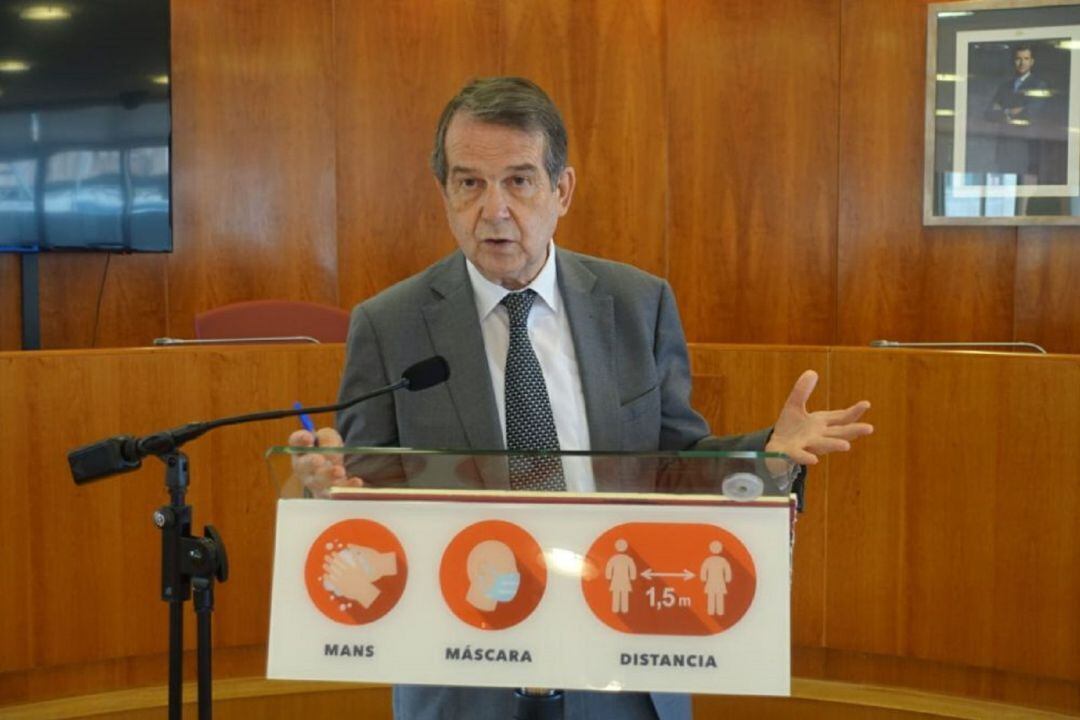 Abel Caballero en rueda de prensa