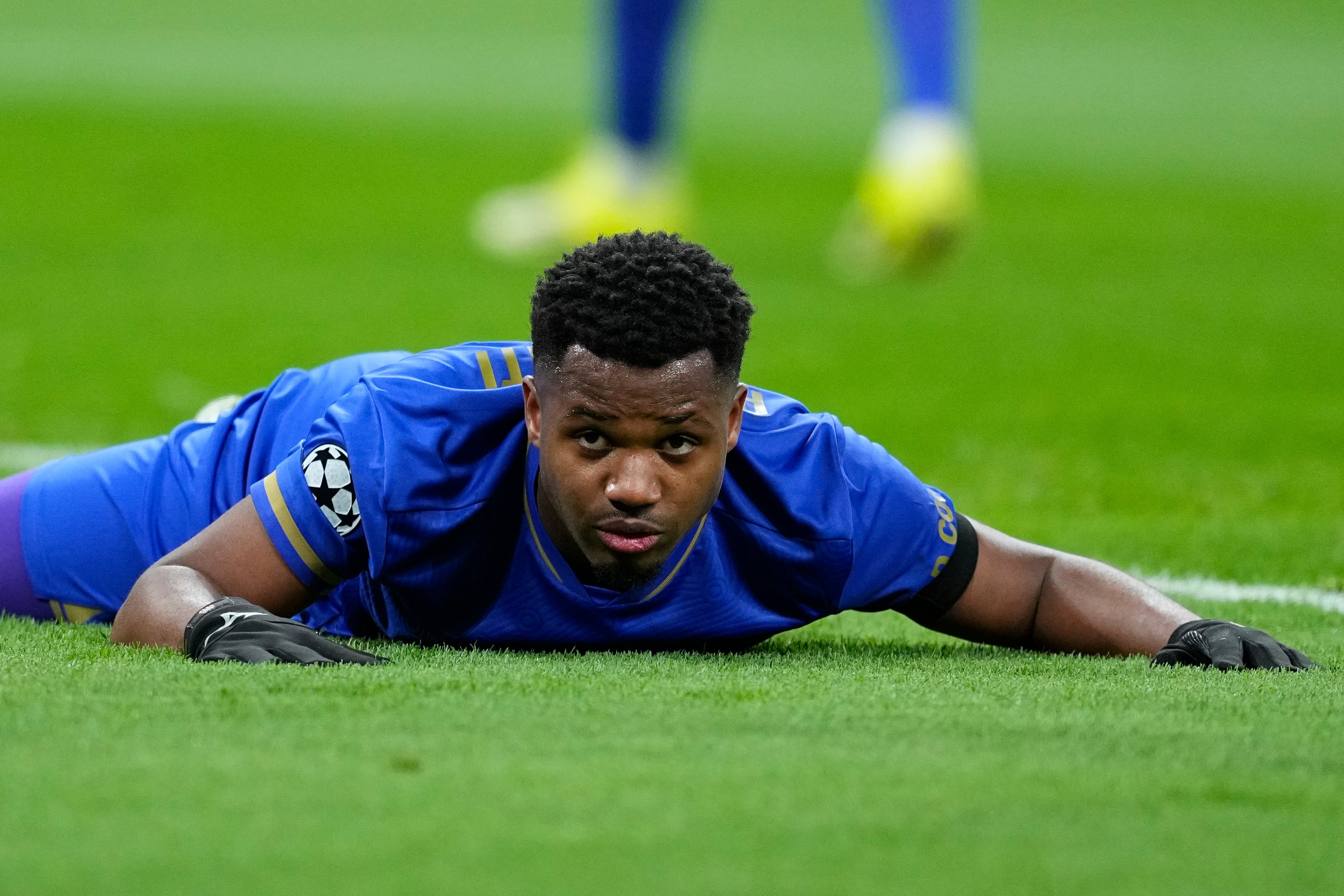 Ansu Fati, durante el partido de Champions League entre Real Madrid y Mónaco