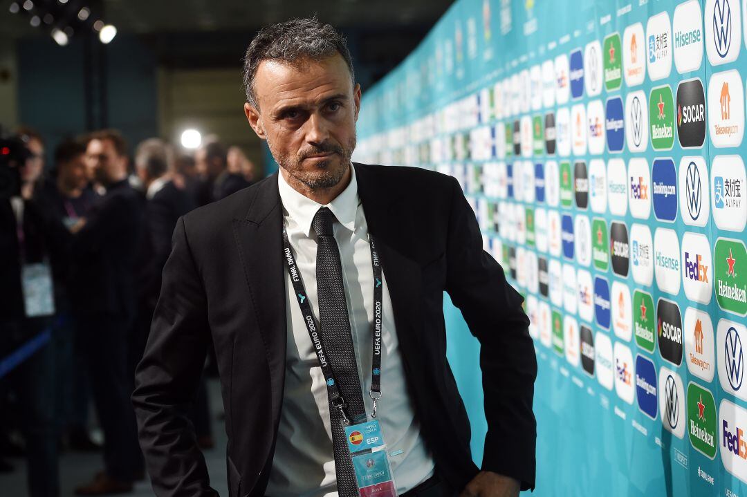 Luis Enrique en el sorteo de la Eurocopa 2020