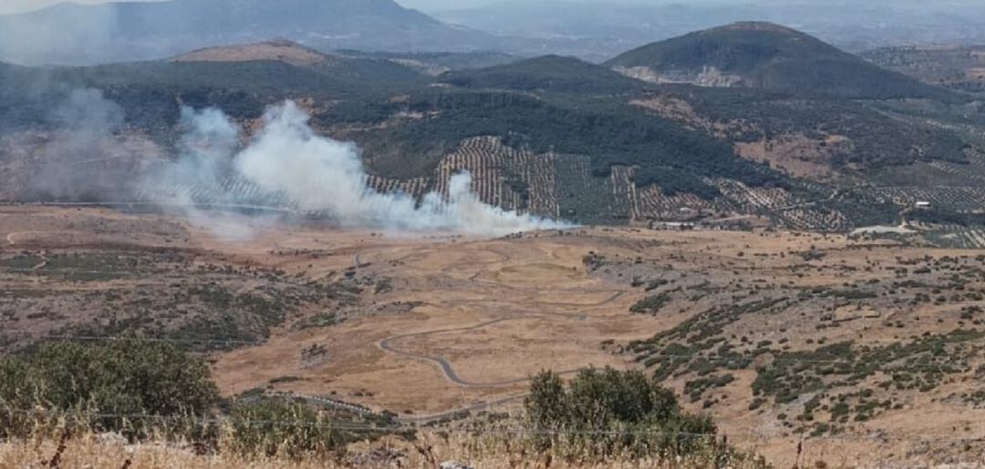 Zona en la que se ha declarado el incendio de Cabra