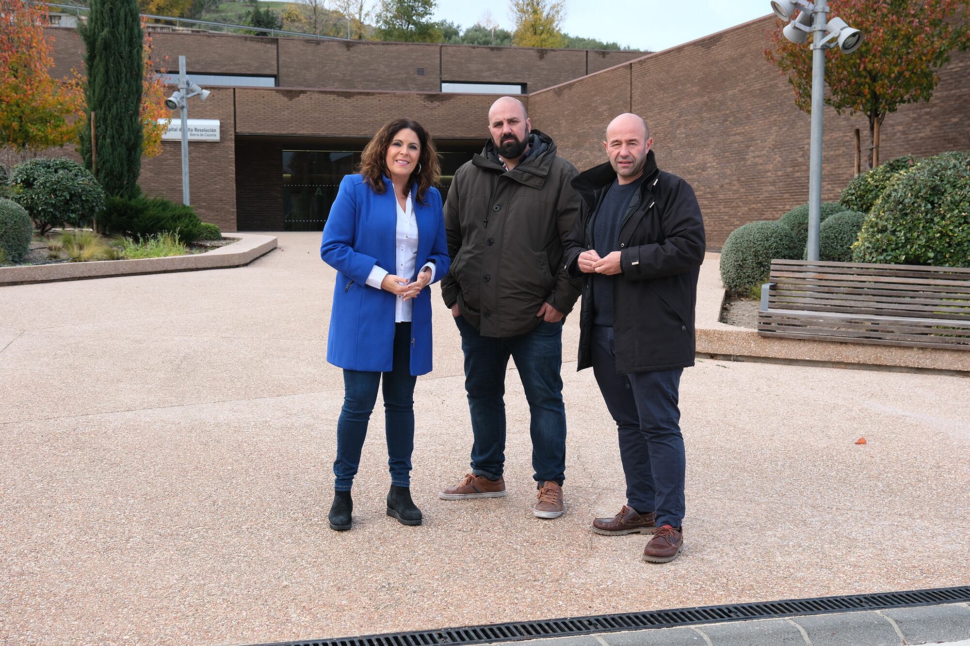 Denuncia del PSOE a las puertas del Hospital de Cazorla