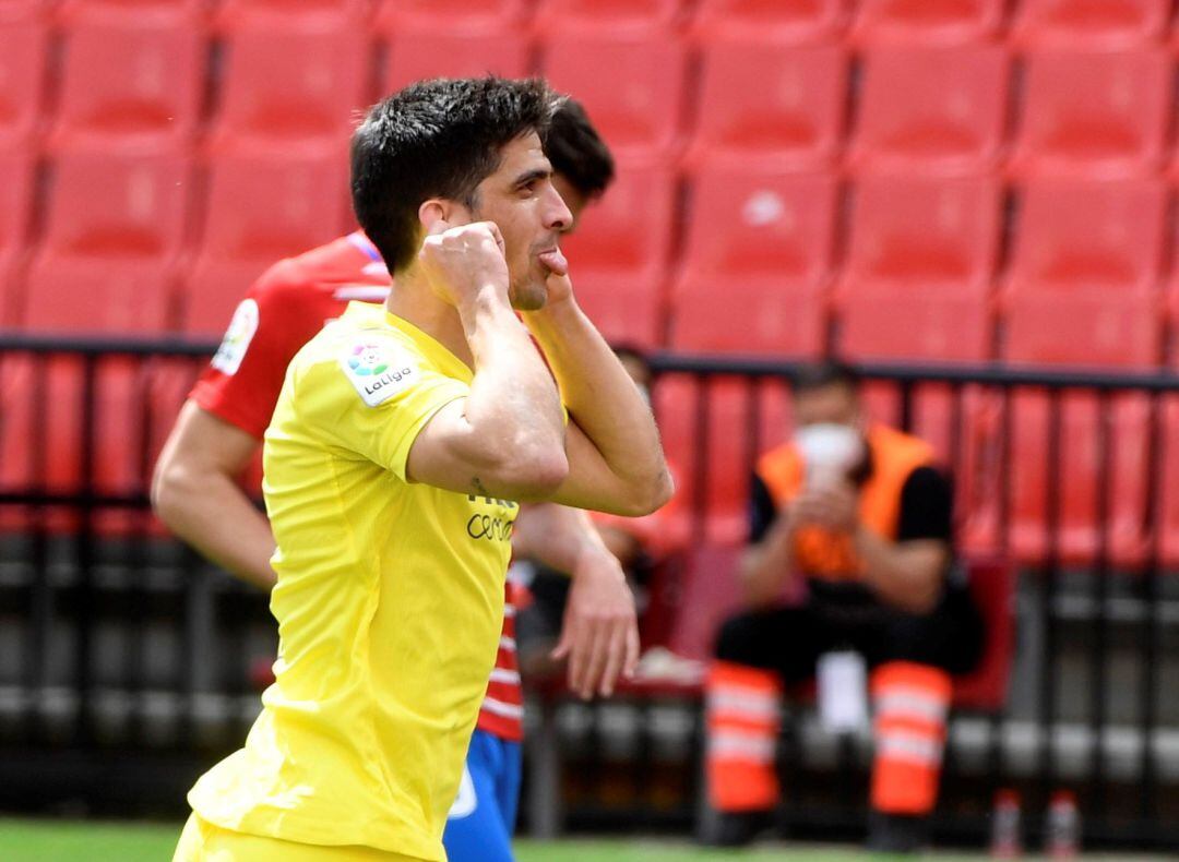 Gerard Moreno le dedica los tres goles a su hija