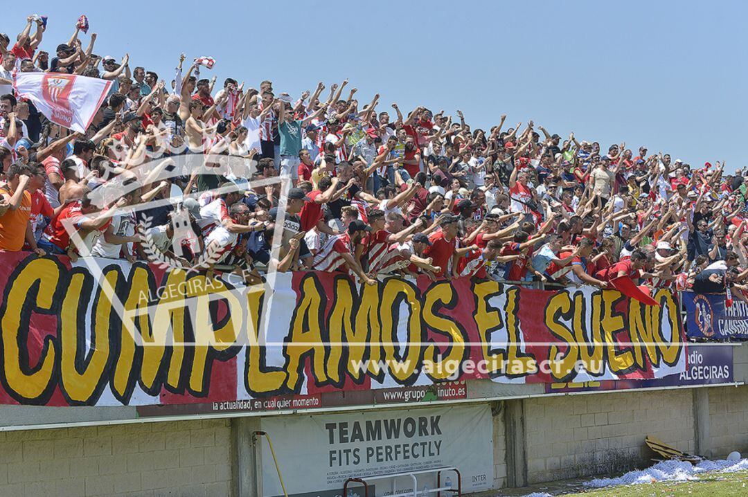 Afición del Algeciras CF.