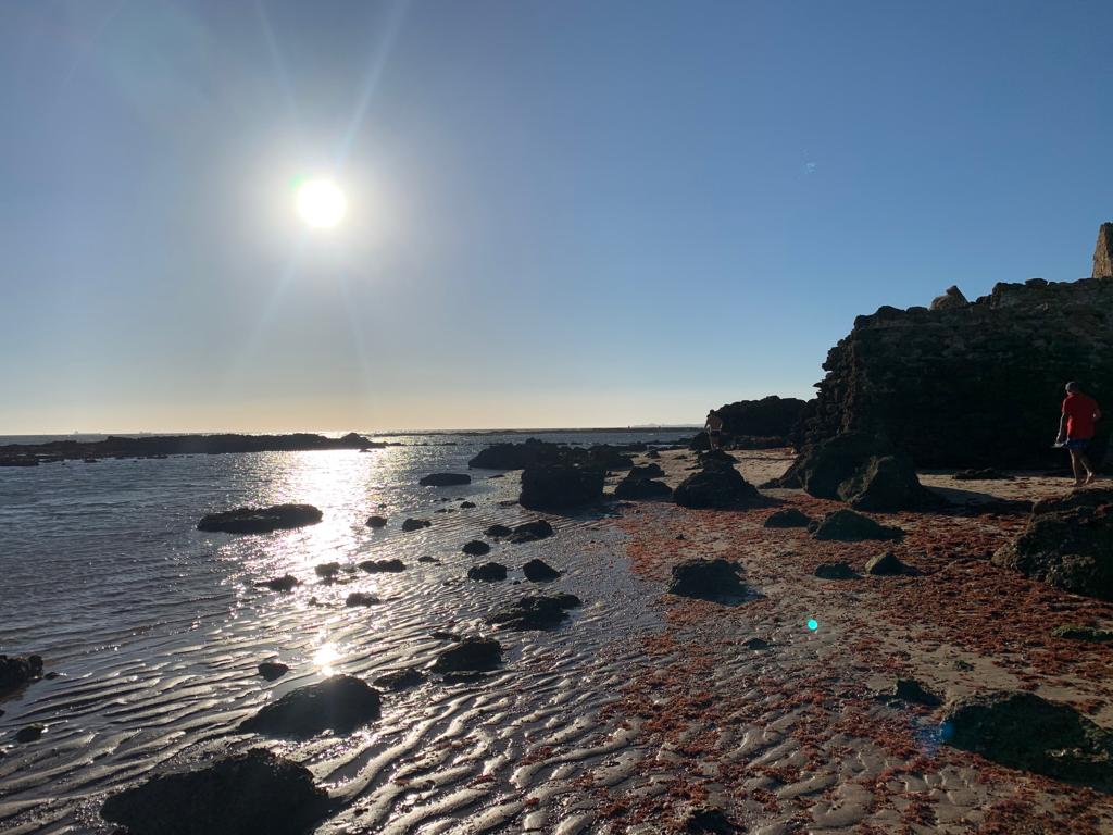 Fuerte de Santa Catalina en la playa de La Muralla de El Puerto