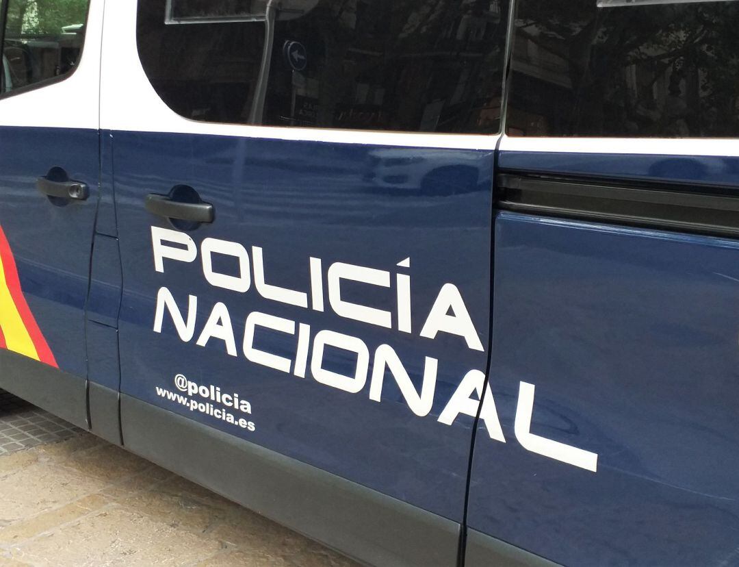 Furgoneta de la Policia Nacional.