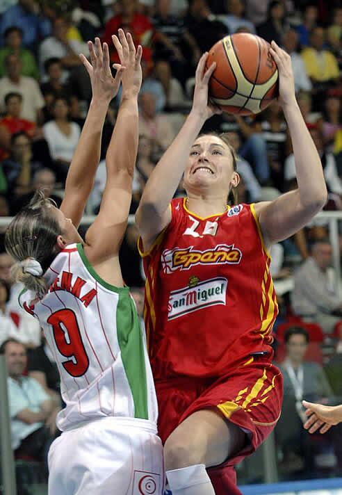 La jugadora Marta Zurro