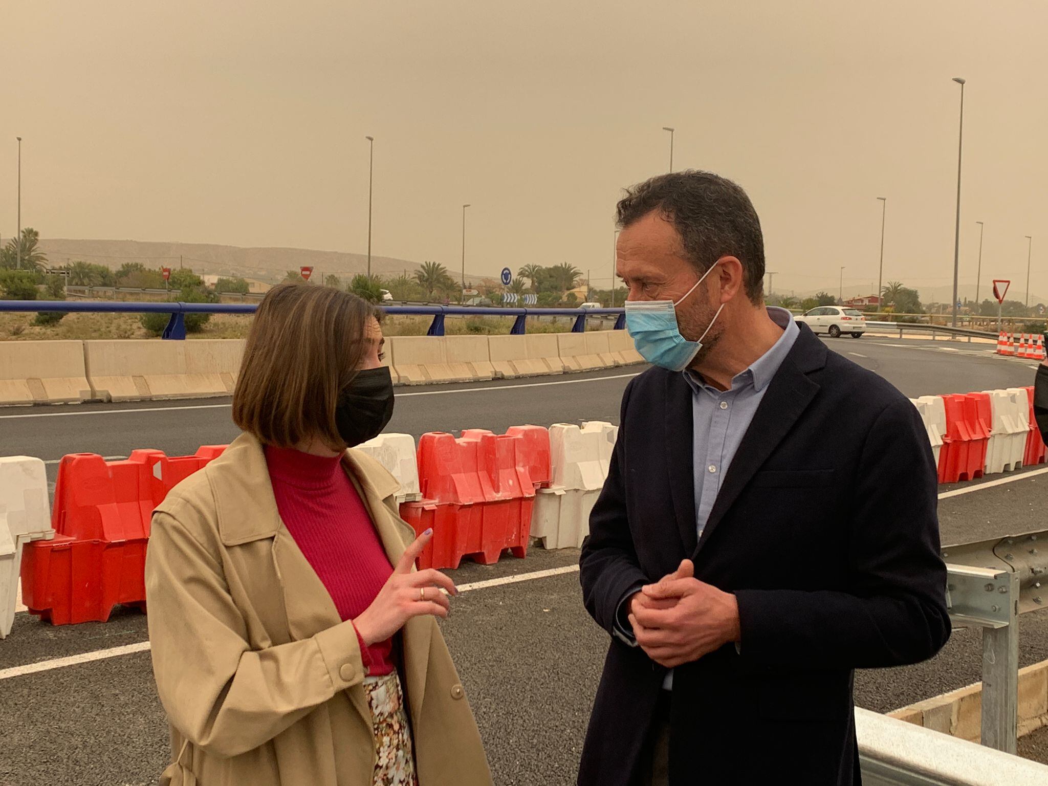 Esther Díez (Compromís) y Carlos González (PSOE)