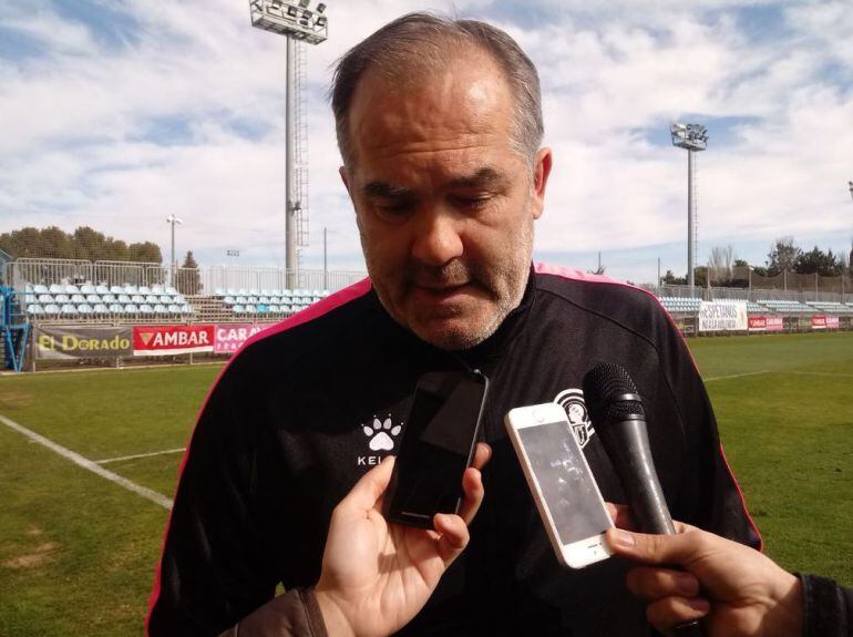 Josip Vinsjic, en la ciudad deportiva del Real Zaragoza