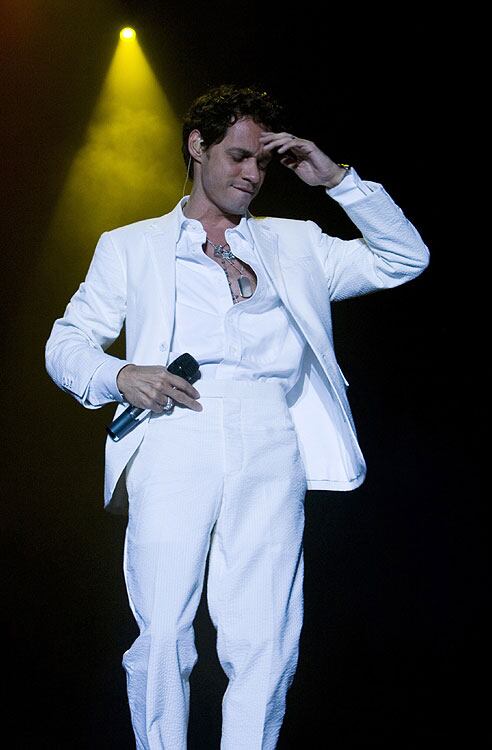 Una imagen de su último concierto en Canarias