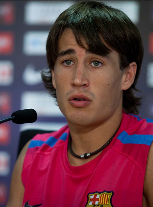 El jugador del Fútbol Club Barcelona Bojan Krkic