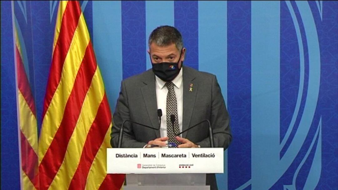 El conseller d’Interior en funcions, Miquel Samper.