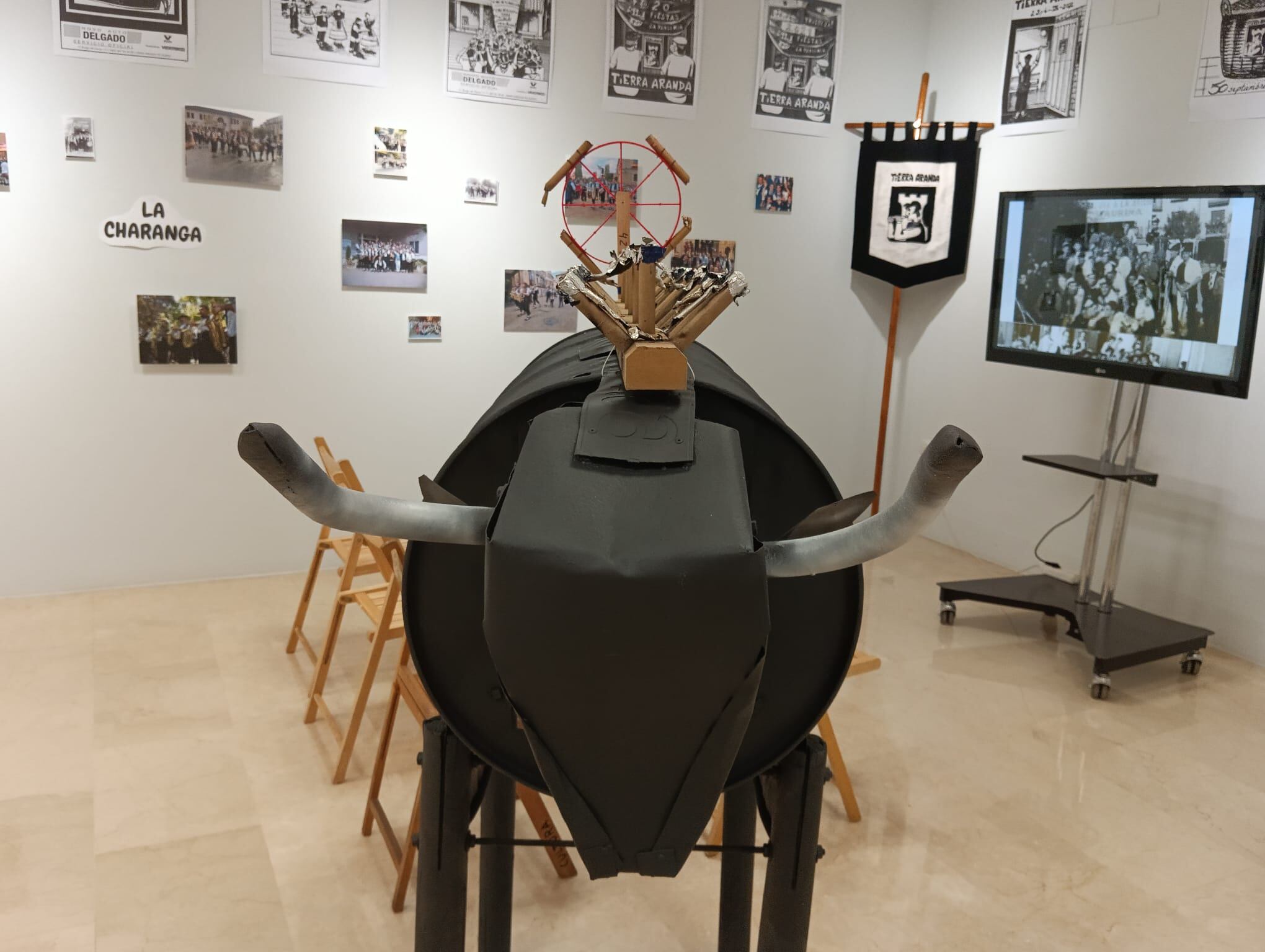 Toro de fuego de la peña Tierra Aranda