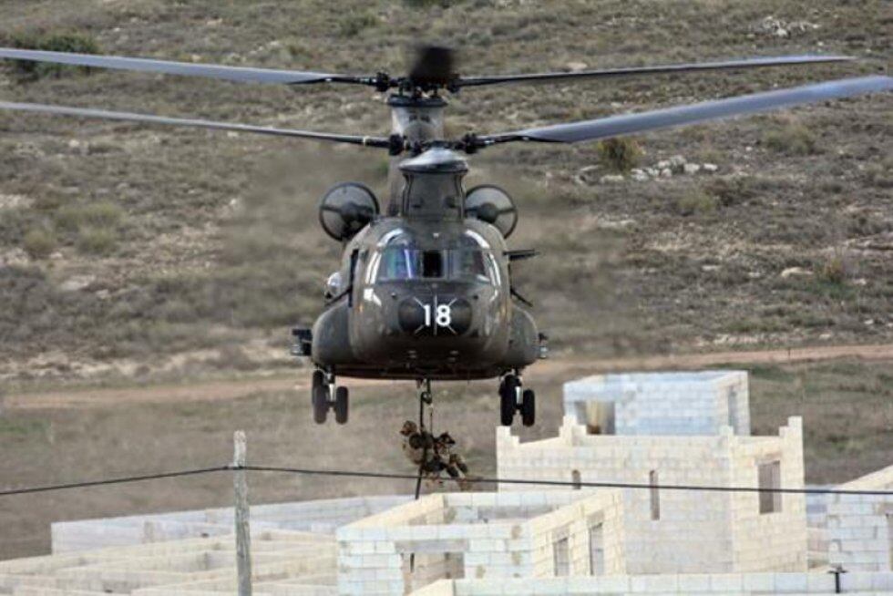 Las Fuerzas Especiales del Ejército español participaron en este ejercicio de asalto