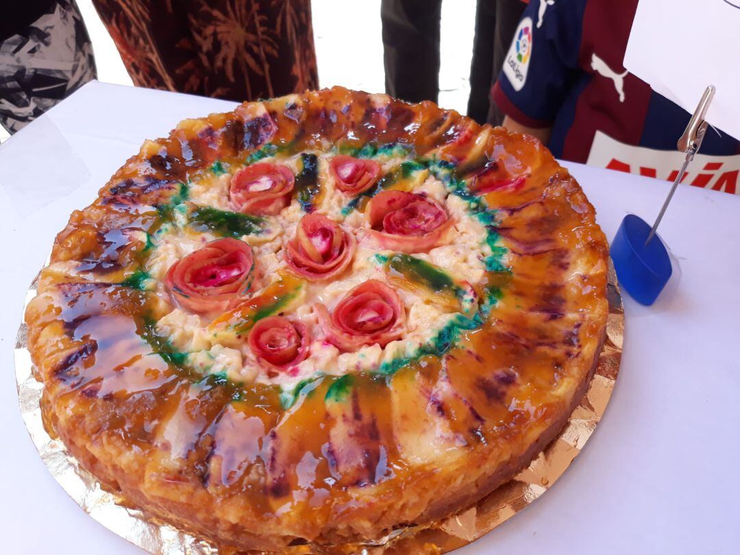 Las tartas presentadas al concurso del &#039;Sagardo Eguna&#039; tenían una espectacular presencia