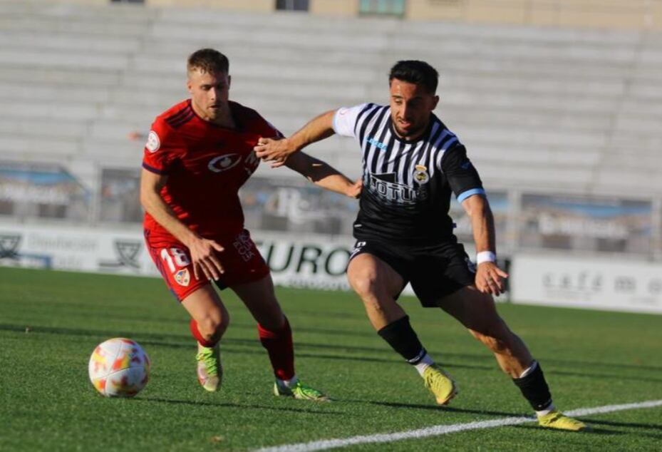 Un momento del partido