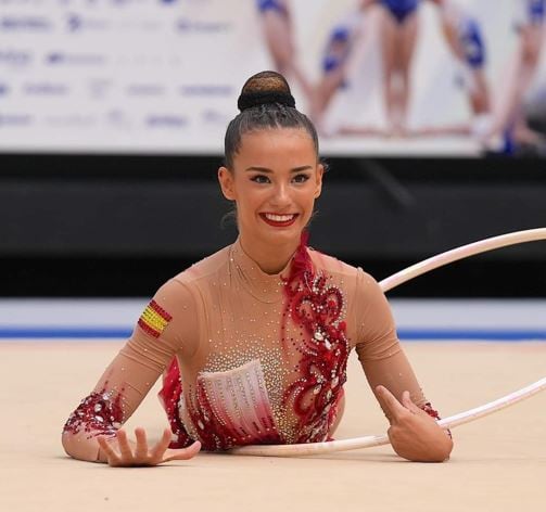 Inés Bergua es la capitana de la selección española de gimnasia rítmica