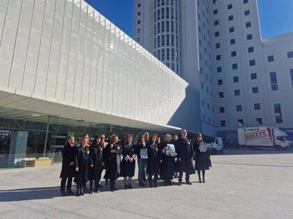 Letrados en huelga, febrero 2023