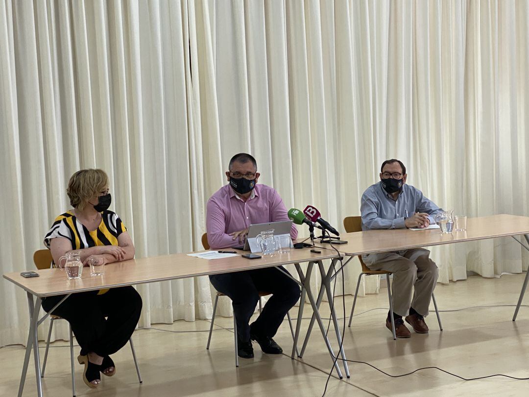 Rueda de prensa en Sant Josep