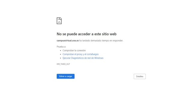 Imagen del Campus Virtual de la UVa de este martes 2 de junio