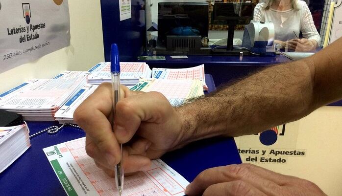 Un boleto de Loterías