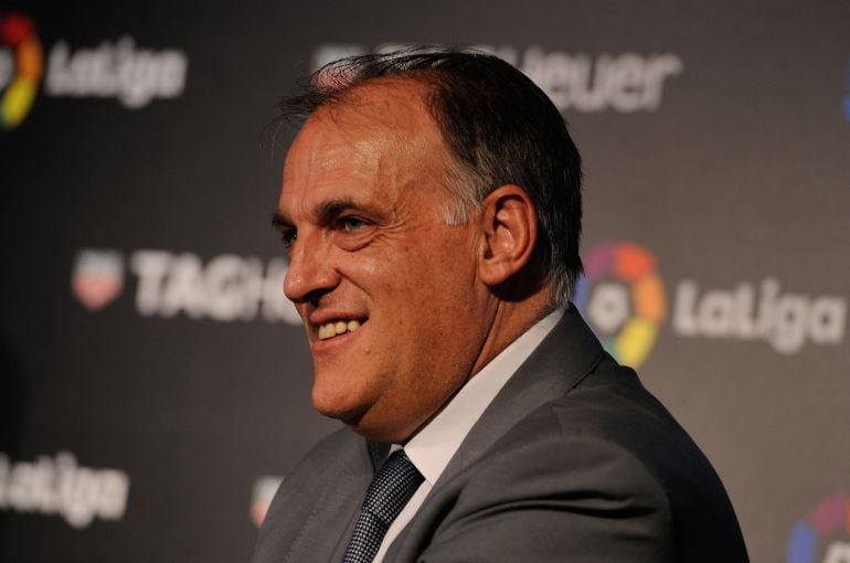 Javier Tebas, presidente de LaLiga, apoyará la candidatura de Jorge Pérez