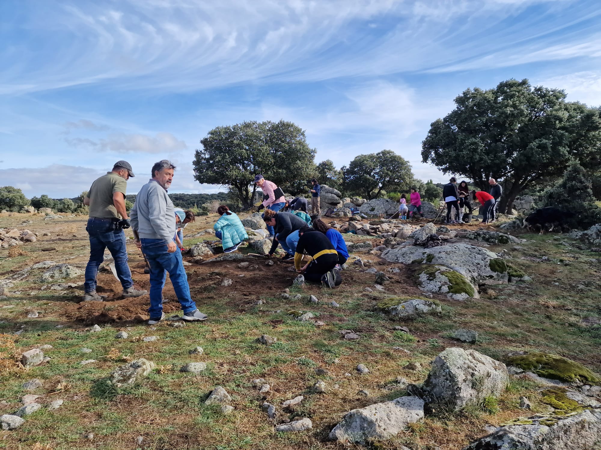 Primeros movimientos de tierras en El Palomar