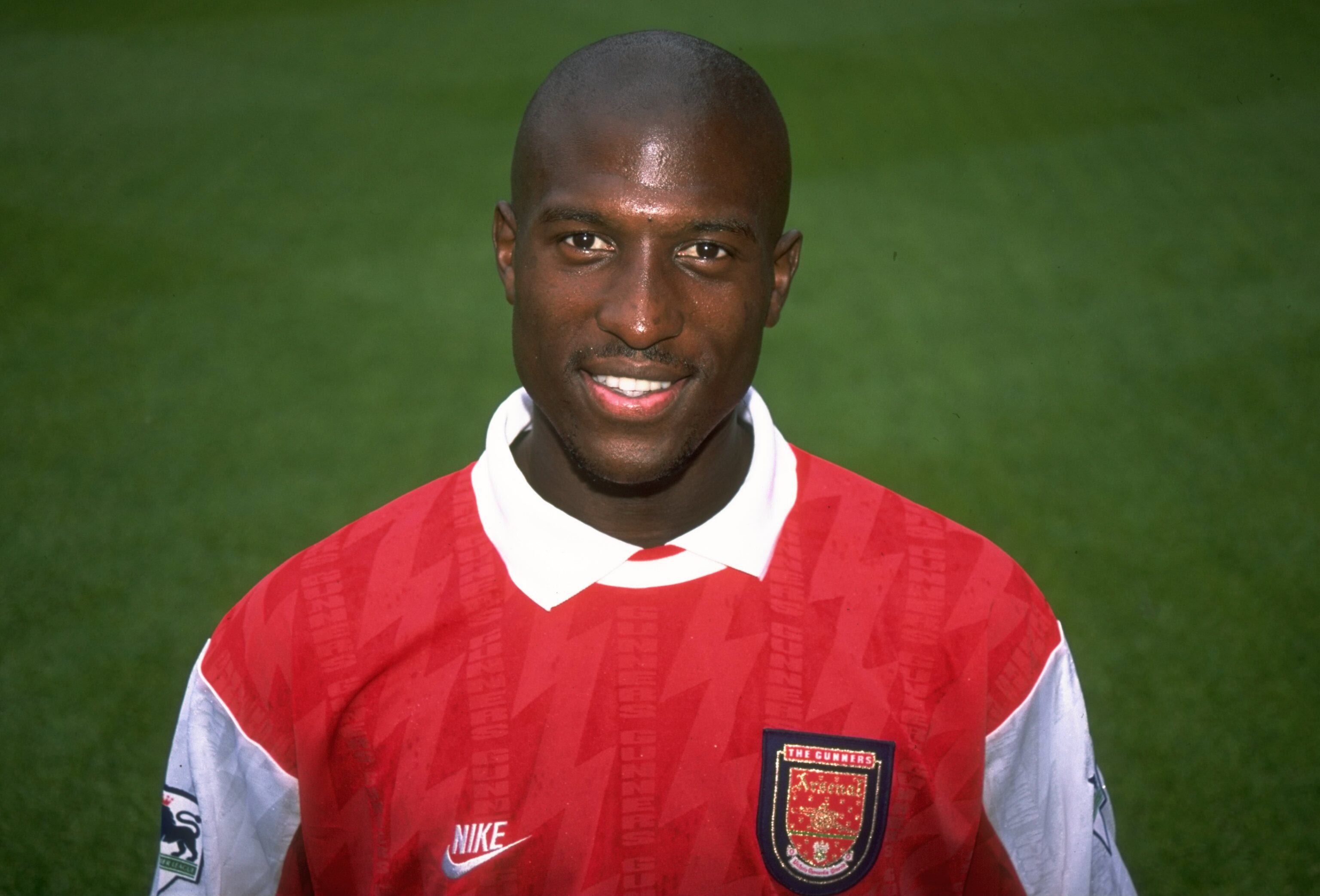 Kevin Campbell, jugador del Arsenal, en una imagen de 1993