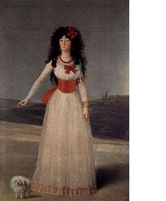 UN LIBRO DESMIENTE EL ROMANCE. Retrato de la decimotercera duquesa de Alba, Cayetana de Silva, obra de Francisco de Goya.