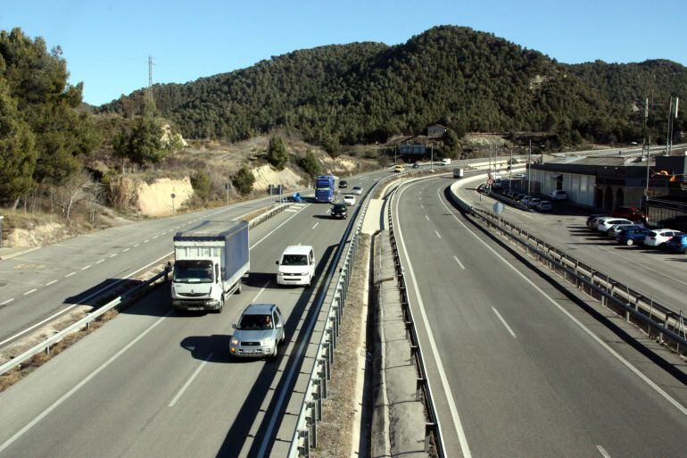 Un tram de l'autovia A-2