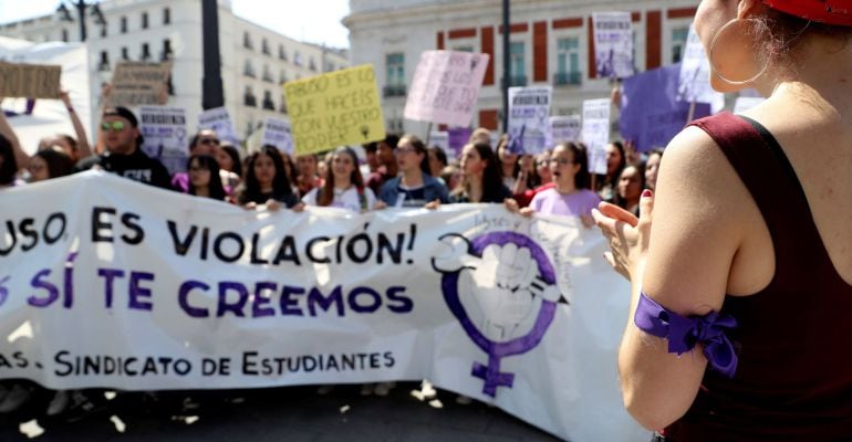 Miles de estudiantes, la mayoría mujeres, en la manifestación contra la sentencia de La Manada