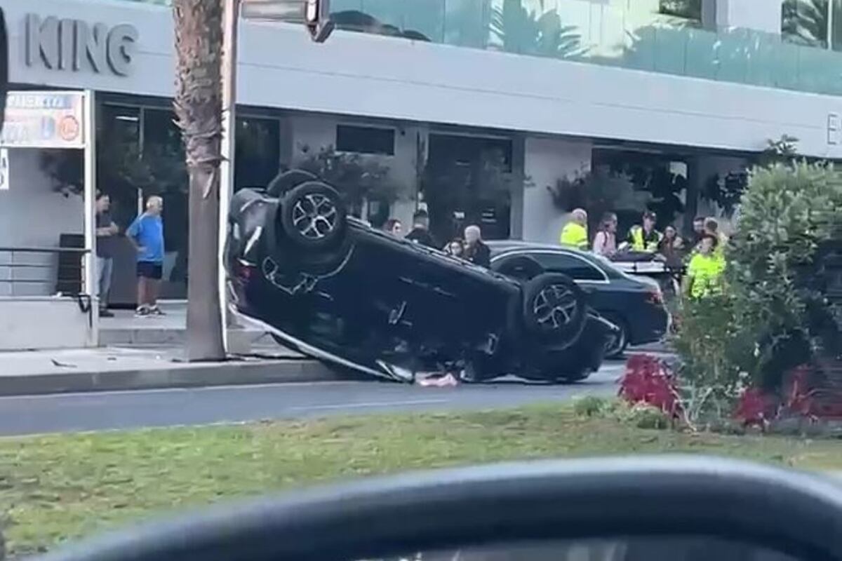 Accidente de tráfico en Cartagena