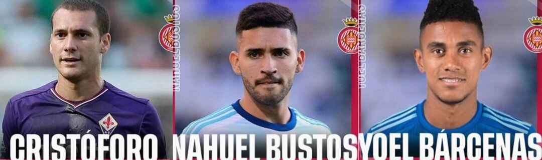 Cristóforo,. Nahuel i Bárcenas.