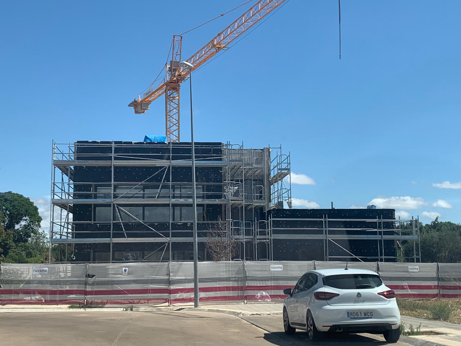 Obras nuevo cuartel Policía Local de Cabanillas del Campo